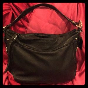 Coach Bag - Black with Silver Hardware